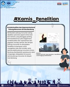 Kamis_Penelitian : Kontekstualitas dan Representasional Patung Monumen di Kota Bandung