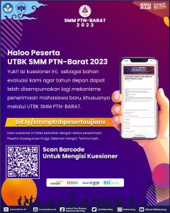 Kuesioner Pelaksanaan SMM PTN Barat 2023