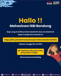 Form Data Prestasi Mahasiswa ISBI Bandung 2023