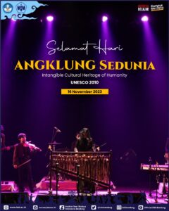 Keluarga Besar ISBI Bandung Mengucapkan Selamat Hari Angklung Sedunia, 16 November 2023