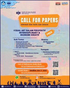 FSRD ISBI Bandung menyelenggarakan Seminar Nasional Seni Rupa dan Desain “VISUAL ART DALAM PERSPEKTIF INTERDISIPLINARY & EKONOMI KREATIF”