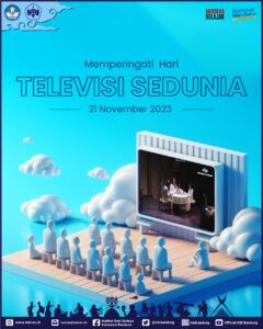 Keluarga Besar Institut Seni Budaya Indonesia (ISBI) Bandung Mengucapkan Selamat Memperingati Hari Televisi Sedunia, 21 November 2023