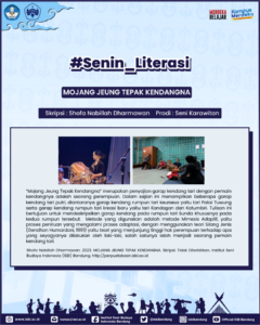 Senin_Literasi : Mojang Jeung Tepak Kendangna