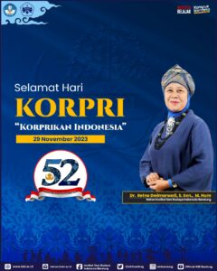 Keluarga Besar Institut Seni Budaya Indonesia (ISBI) Bandung Mengucapkan Selamat Hari KORPRI, 29 November 2023