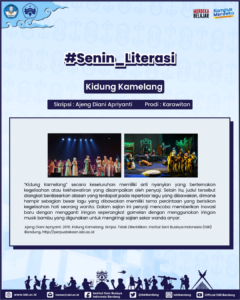 Senin_Literasi : Kidung Kamelang