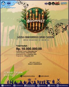 HIMABA ISBI Bandung Menyelenggarakan “BOOMFEST” Lomba Kreativitas Musik Bambu antar Mahasiswa se-Indonesia