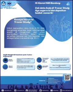 Yuk Alumni ISBI Bandung Wajib Mengisi Tracer Study!