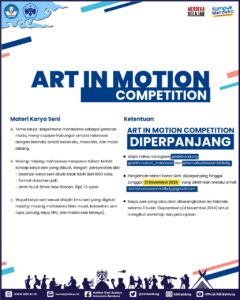 “Art In Motion Competition” 2023 DIPERPANJANG!!!