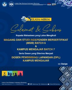 Selamat dan Sukses, Mahasiswa yang Lolos MSIB Batch 6 & Kampus Mengajar Batch 7, serta Dosen yang Diterima Menjadi DPL Kampus Mengajar