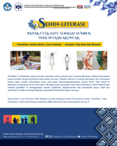 #Senin_Literasi : “Badak Cula Satu Sebagai Sumber Penciptaan Artwear