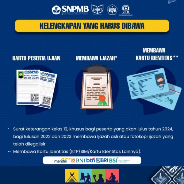 Sampurasun! Halo Calon Mahasiswa Indonesia! H-4 Menuju Pelaksanaan UTBK-SNBT 2024!