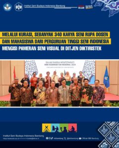 Melalui Kurasi, Sebanyak 340 Karya Seni Rupa Dosen dan Mahasiswa dari Perguruan Tinggi Seni Indonesia Mengisi Pameran Seni Visual di Ditjen Diktiristek