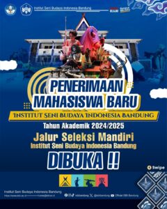 ‼️PMB Mandiri ISBI Bandung Tahun 2024/2025 DIBUKA‼️