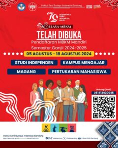 Pendaftaran Program MBKM Mandiri ISBI Bandung TA 2024/2025 DIBUKA!