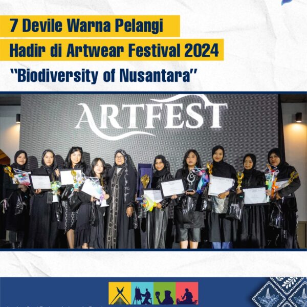 7 Devile Warna Pelangi Hadir di Artwear Festival 2024 “Biodiversity of Nusantara”