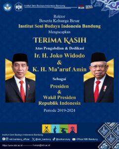 Terima Kasih atas Pengabdian dan Dedikasi, Ir. H. Joko Widodo dan K.H. Ma’aruf Amin sebagai Presiden dan Wakil Presiden Republik Indonesia Periode 2019-2024