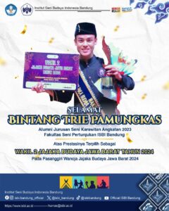 Selamat Kepada Alumni ISBI Bandung yang telah berkompetisi pada Pasanggiri Wanoja Jajaka Budaya Jawa Barat 2024