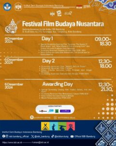 Prodi Televisi dan Film FBM ISBI Bandung Gelar Festival Film Budaya Nusantara 2024