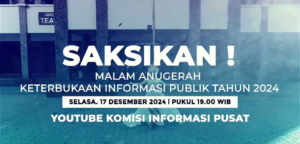 Yuk Saksikan Malam Penganugerahan Keterbukaan Informasi Publik 2024