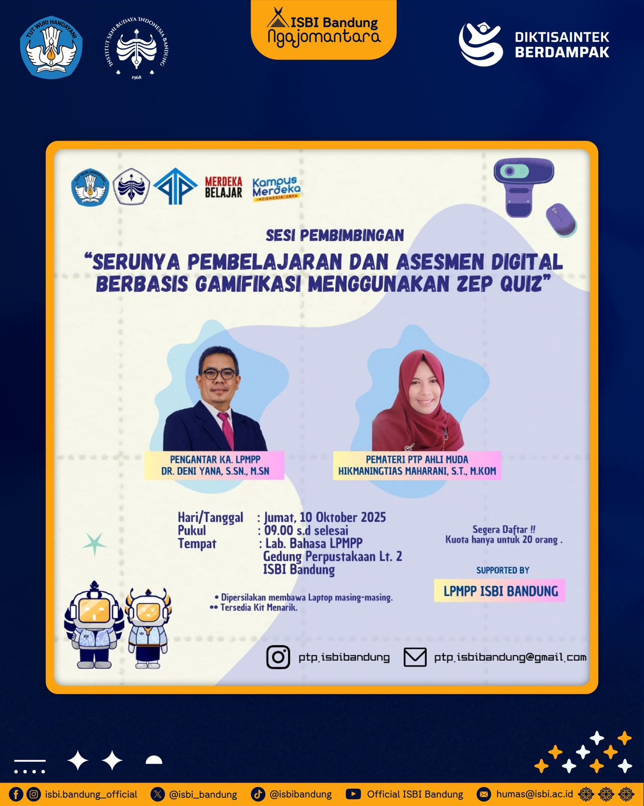 Yuk Ikuti Sesi Pembimbingan “Serunya Pembelajaran dan Asesmen…